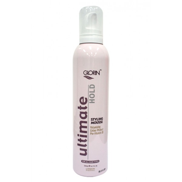 Glorin Ultimate Hold Styling Mousse 240ml - Image 1